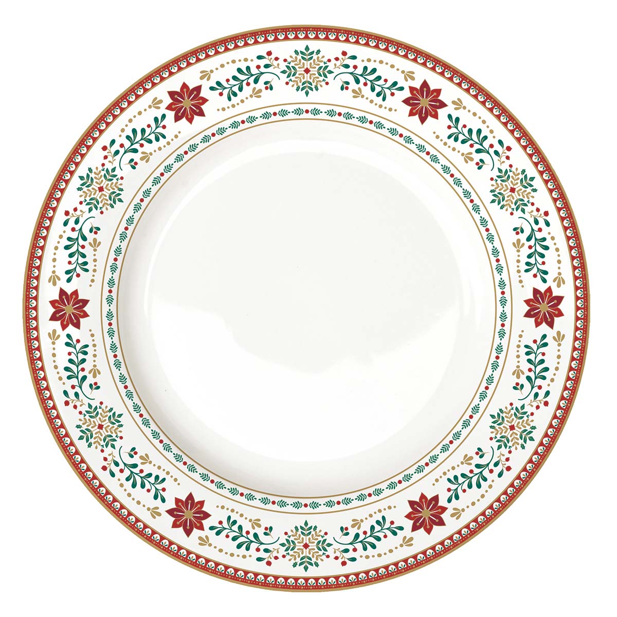 

Тарелка обеденная Easy Life Christmas Folk, 26.5 см