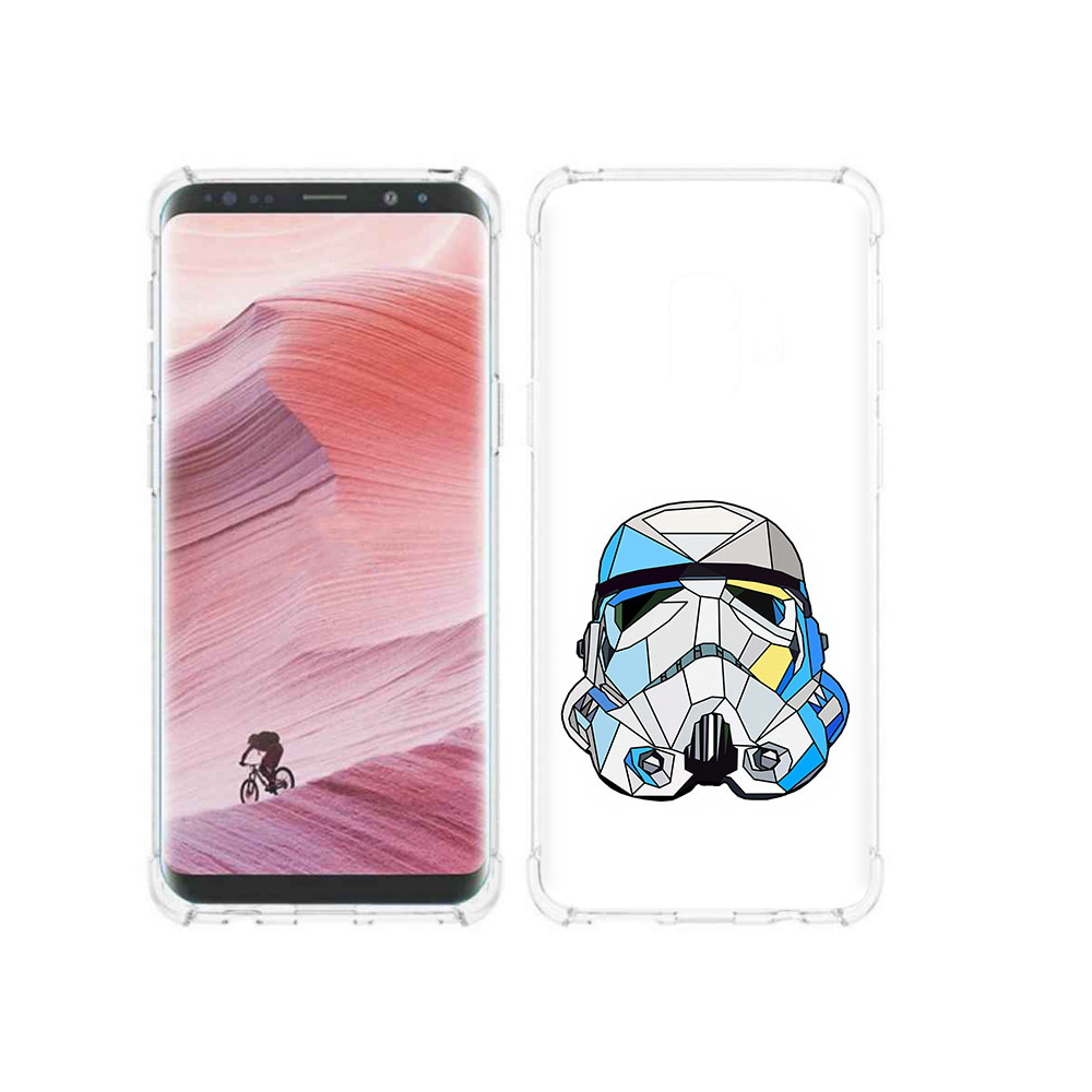 

Чехол MyPads Tocco для Samsung Galaxy S9 star wars дарт вейдер (PT101623.567.22), Прозрачный, Tocco