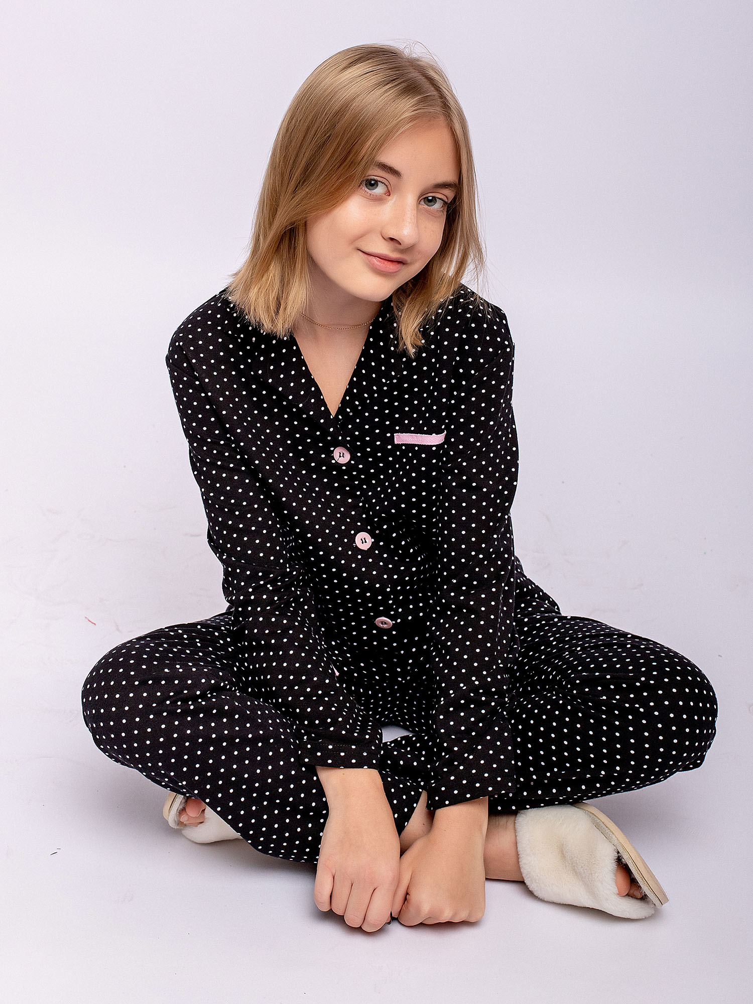 

Пижама детская Batik 008_ОДК23 цвет черный, 140, 008_ОДК23