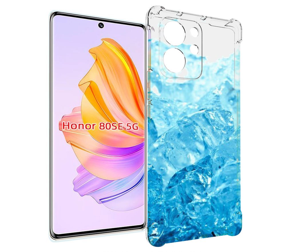 

Чехол MyPads кусочки-льда для Honor 80 SE, Прозрачный, Tocco