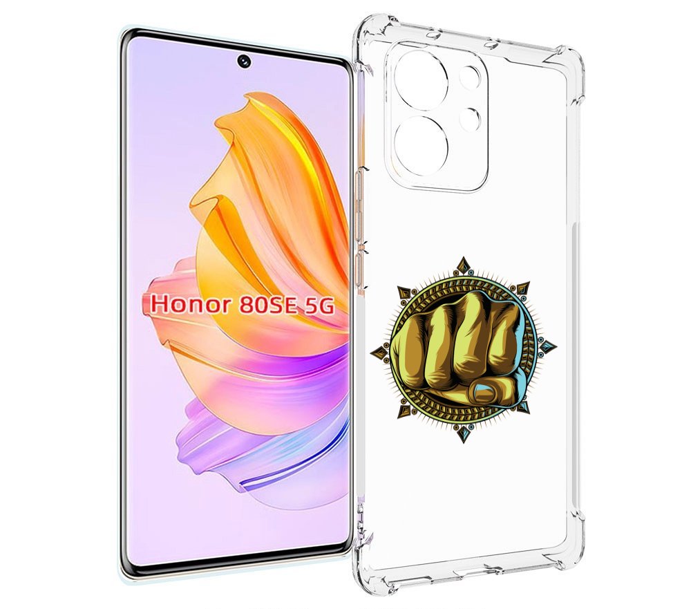 

Чехол MyPads кулак для Honor 80 SE, Прозрачный, Tocco