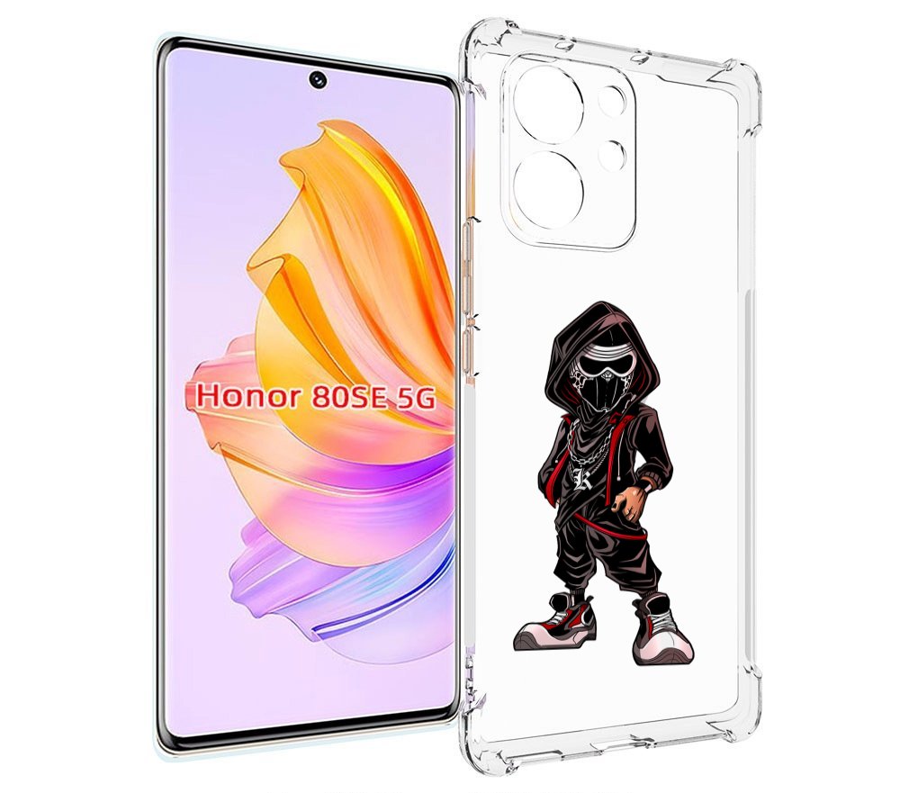 

Чехол MyPads крутой-ниндзя для Honor 80 SE, Прозрачный, Tocco