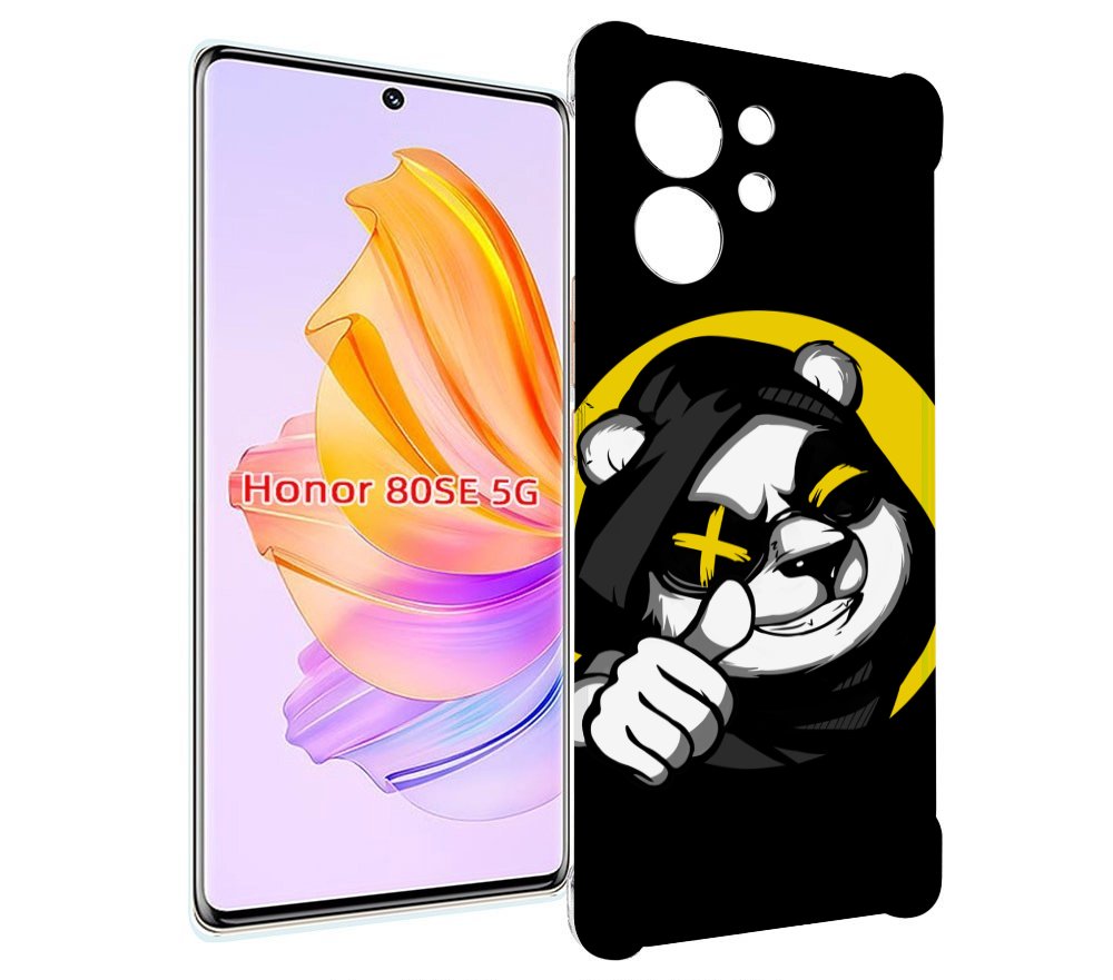 

Чехол MyPads крутая пандочка ок для Honor 80 SE, Прозрачный, Tocco