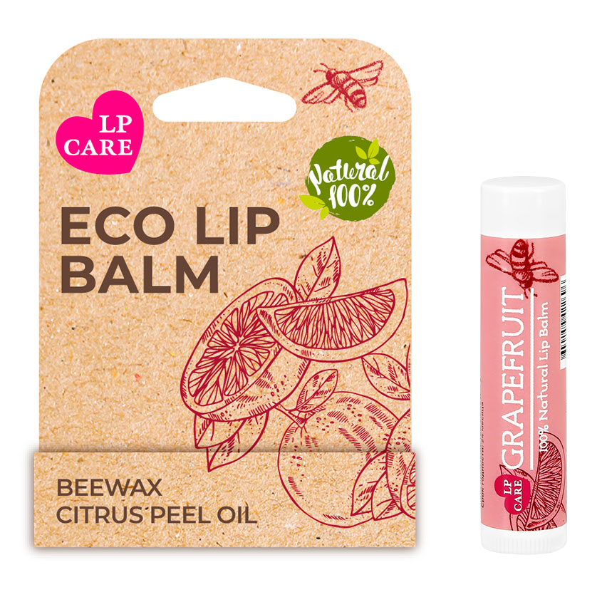 фото Бальзам для губ lp care eco грейпфрут 4,5 г