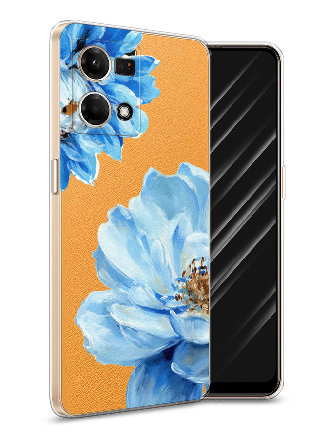 

Чехол Awog на Oppo Reno 8 4G "Голубые клематисы", Голубой, 2511450-8