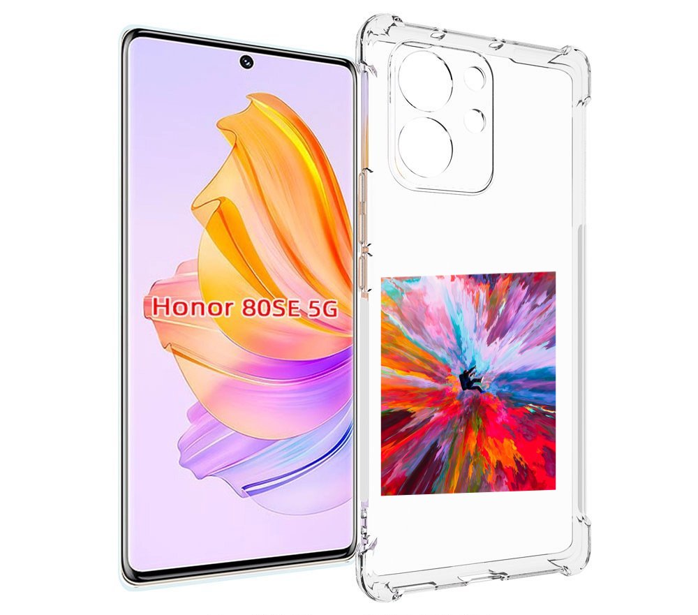 

Чехол MyPads красочный астранавт для Honor 80 SE, Прозрачный, Tocco