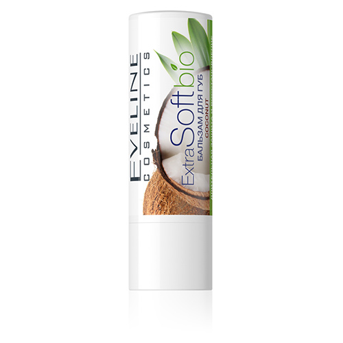 Бальзам для губ EVELINE EXTRA SOFT BIO 4,5 г освежающий roll on дезодорант нежирный удобный аромат маленький и портативный аромат жидкость для тела