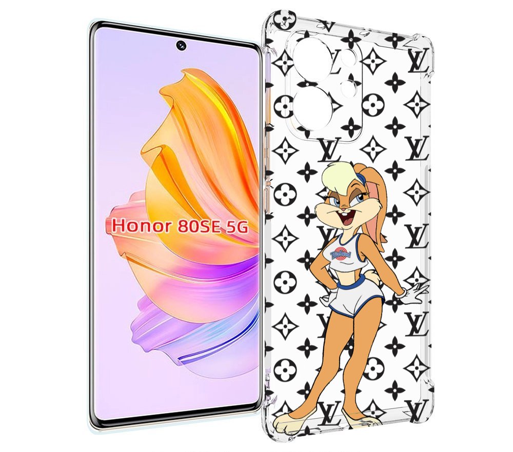 

Чехол MyPads красивый-принт-на-чехол женский для Honor 80 SE, Прозрачный, Tocco