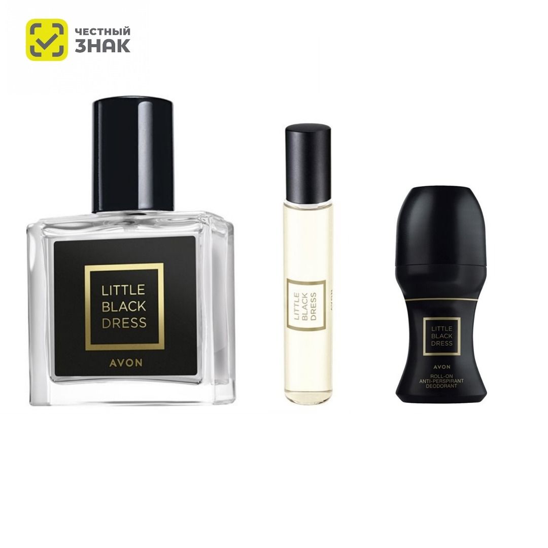 Парфюмерная вода Avon Little Black Dress 10 мл 30 мл и дезодорант развивающий набор найди отличия пиши стирай