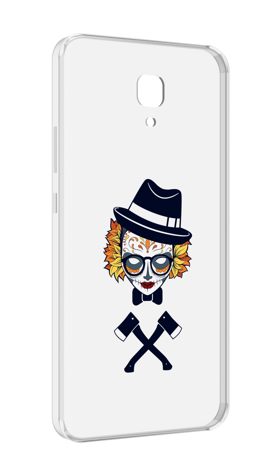 

Чехол MyPads девушка в маске с топорами рисунок для Meizu M5 Note, Прозрачный, Tocco