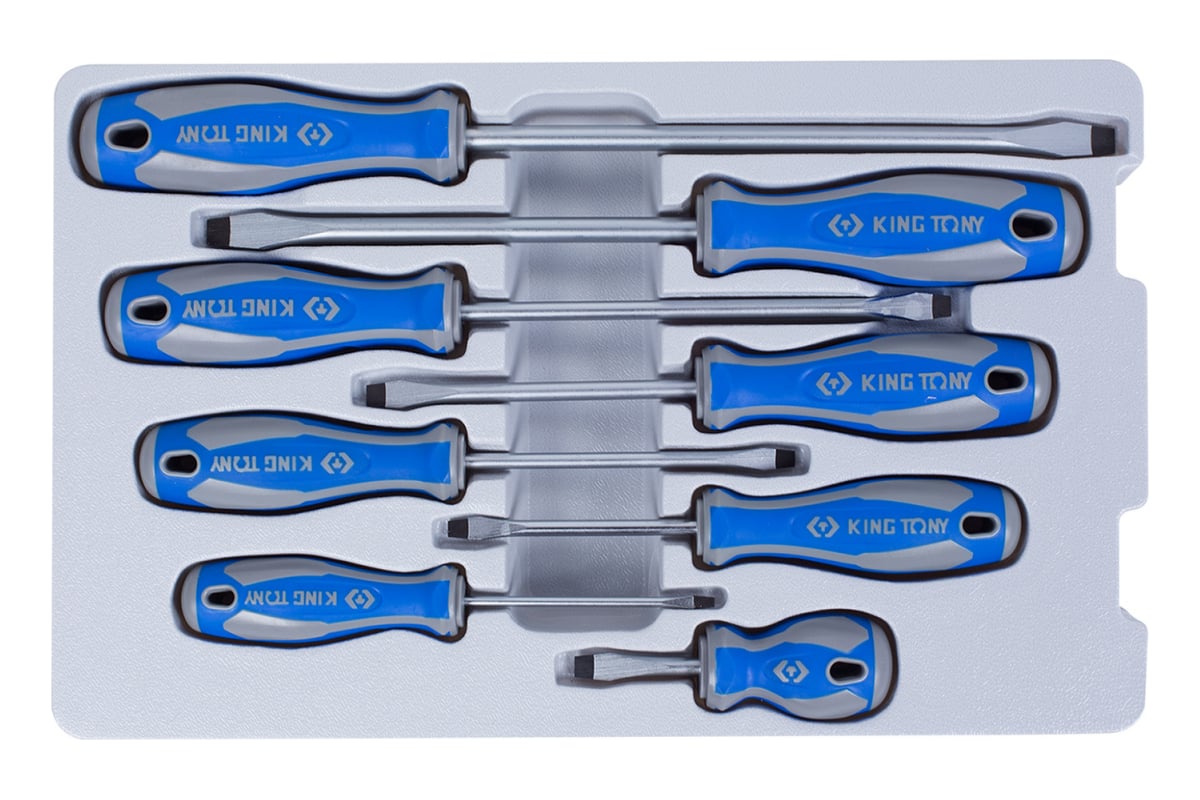 KING TONY Ложемент для набора отверток 30118MR, PVC KING TONY 843011812H