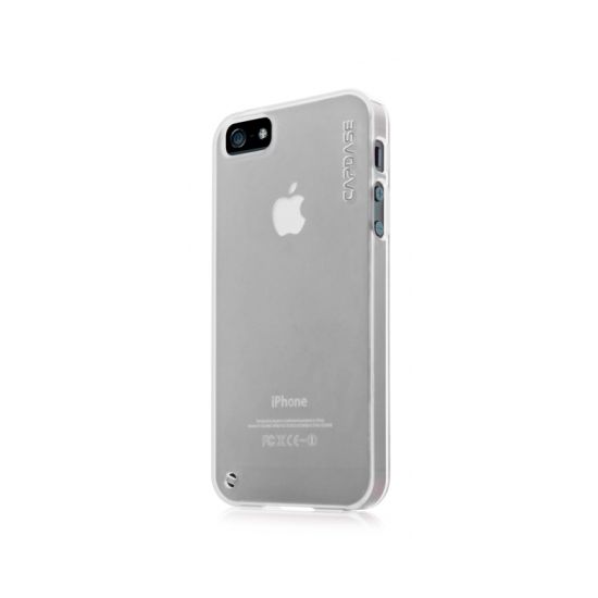 Силиконовый чехол Capdase Soft Jacket Xpose для Apple iPhone 5/5S/SE белый