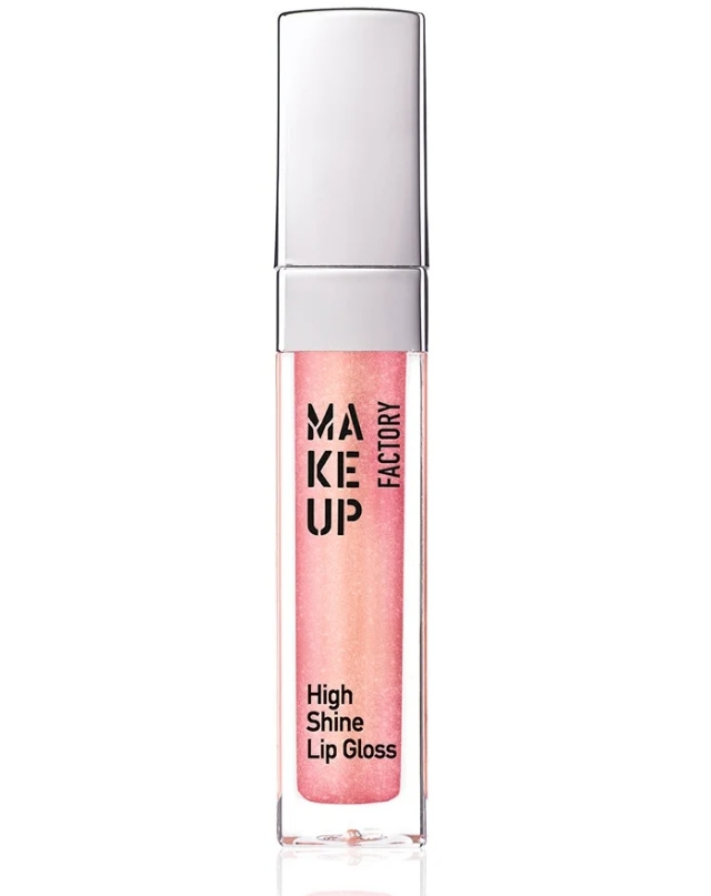 Блеск для губ Make Up Factory High Shine, №12 Dramatic Rose Gold, глянцевый, 6,5 мл блеск для губ make up factory с эффектом влажных губ 38 радужный абрикос 6 5 мл