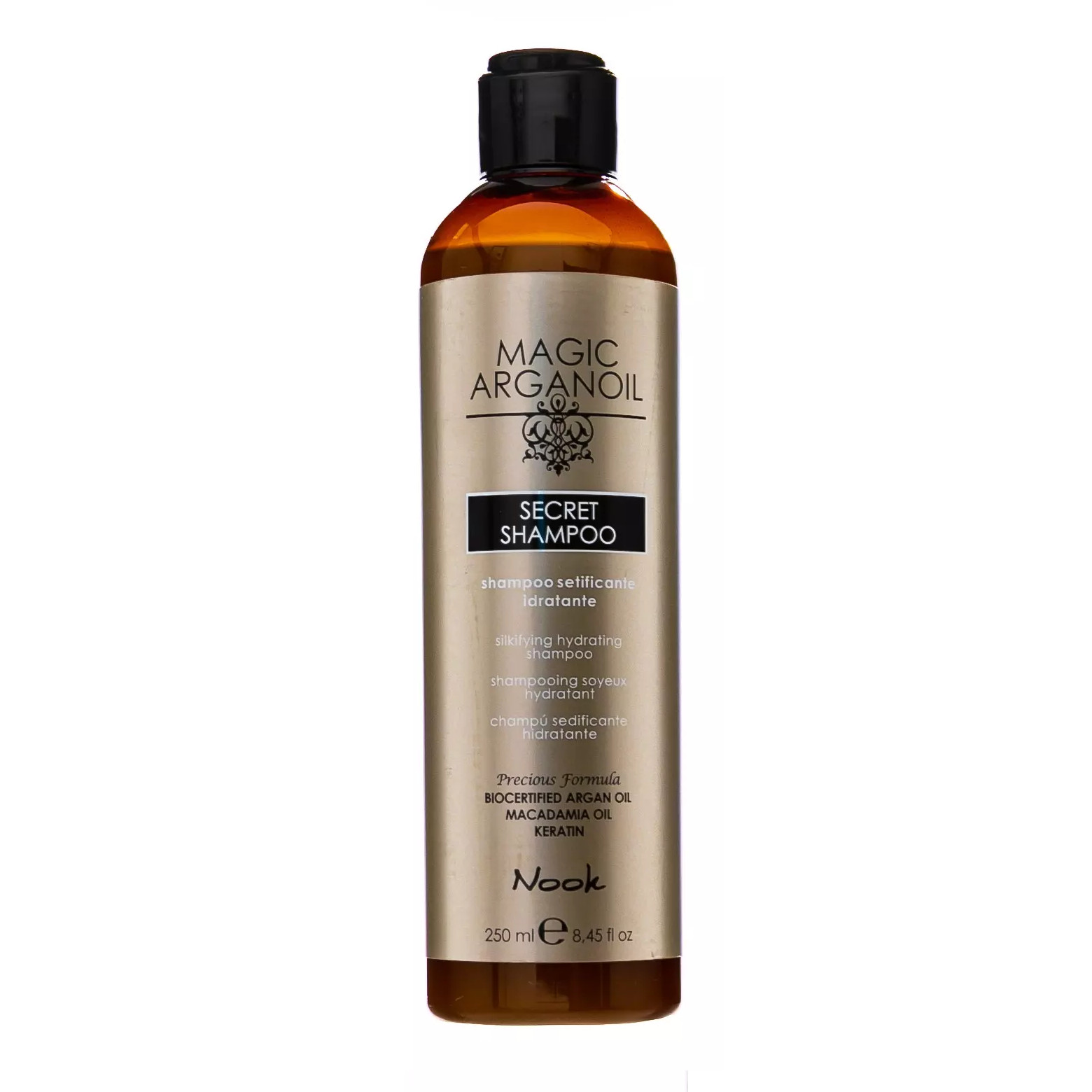 Шампунь Nook Magic Arganoil Secret Shampoo 250 мл nook magic arganoil wonderful protein booster реструктурирующий протеиновый бустер 200 мл