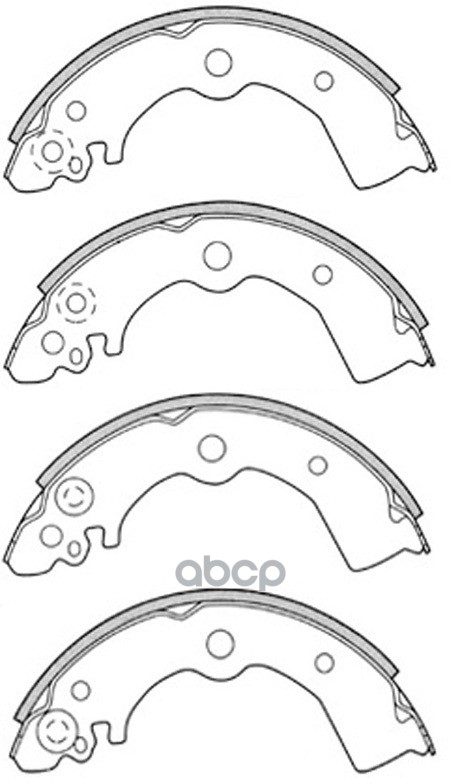 

Колодки Тормозные Bs22185 Mazda Familia Y10; Nissan Pulsar N14,N15 SB Nagamochi арт. BS221