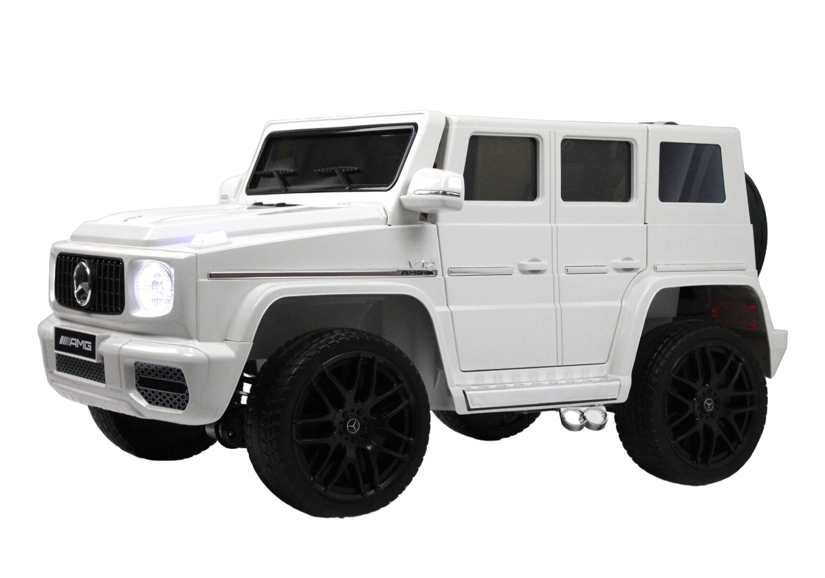 

RiverToys Детский электромобиль Mercedes-Benz G65 (E111EE) белый