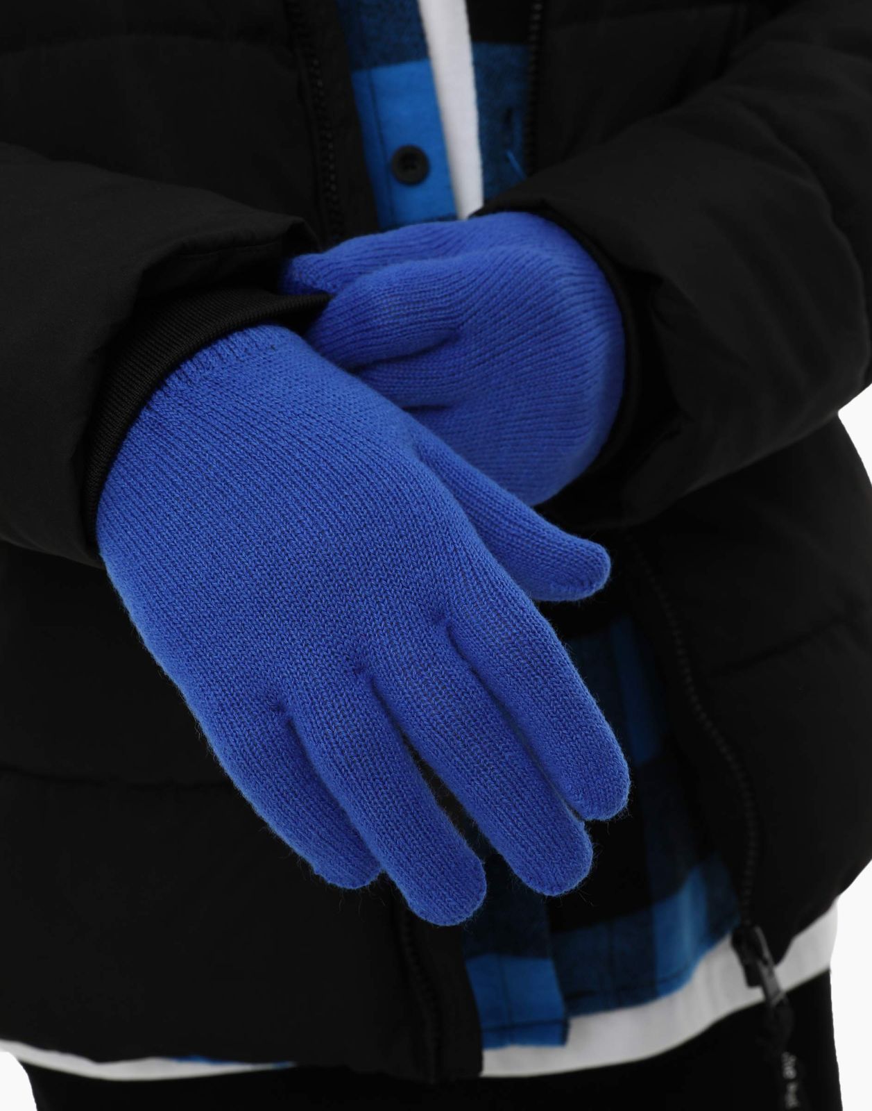 Перчатки Gloria Jeans BAS004975 синий 6-8л/0 для мальчика перчатки gloria jeans bas004975 темно синий 8 10л 0 для мальчика