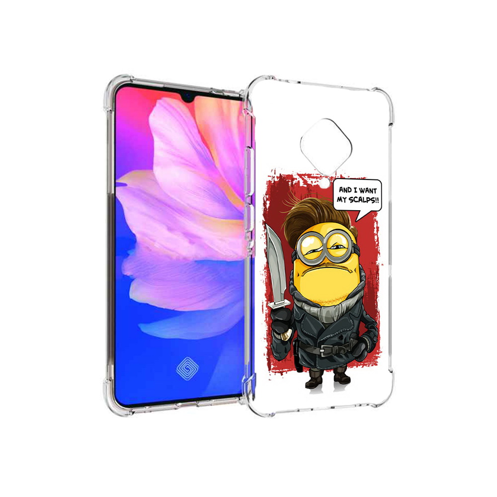 

Чехол MyPads Tocco для Vivo V17 миньон убийца (PT147343.378.477), Прозрачный, Tocco