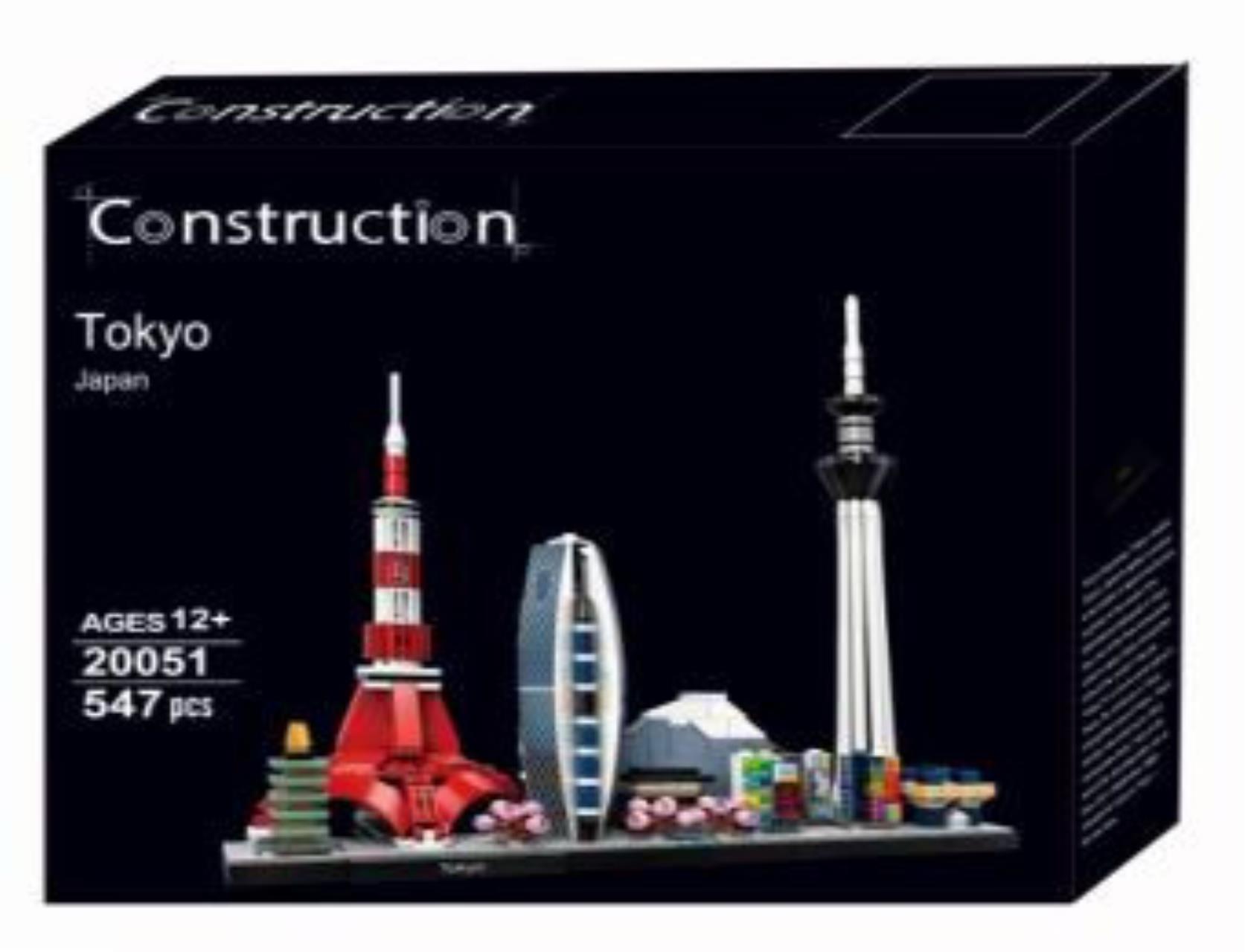 

Конструктор Lepin 20051 Архитектура Токио 547 деталей