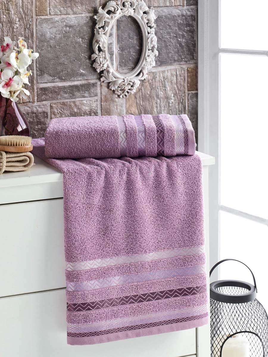 

Полотенце махровое 50x90 "Yupiter", лиловый Ambiance