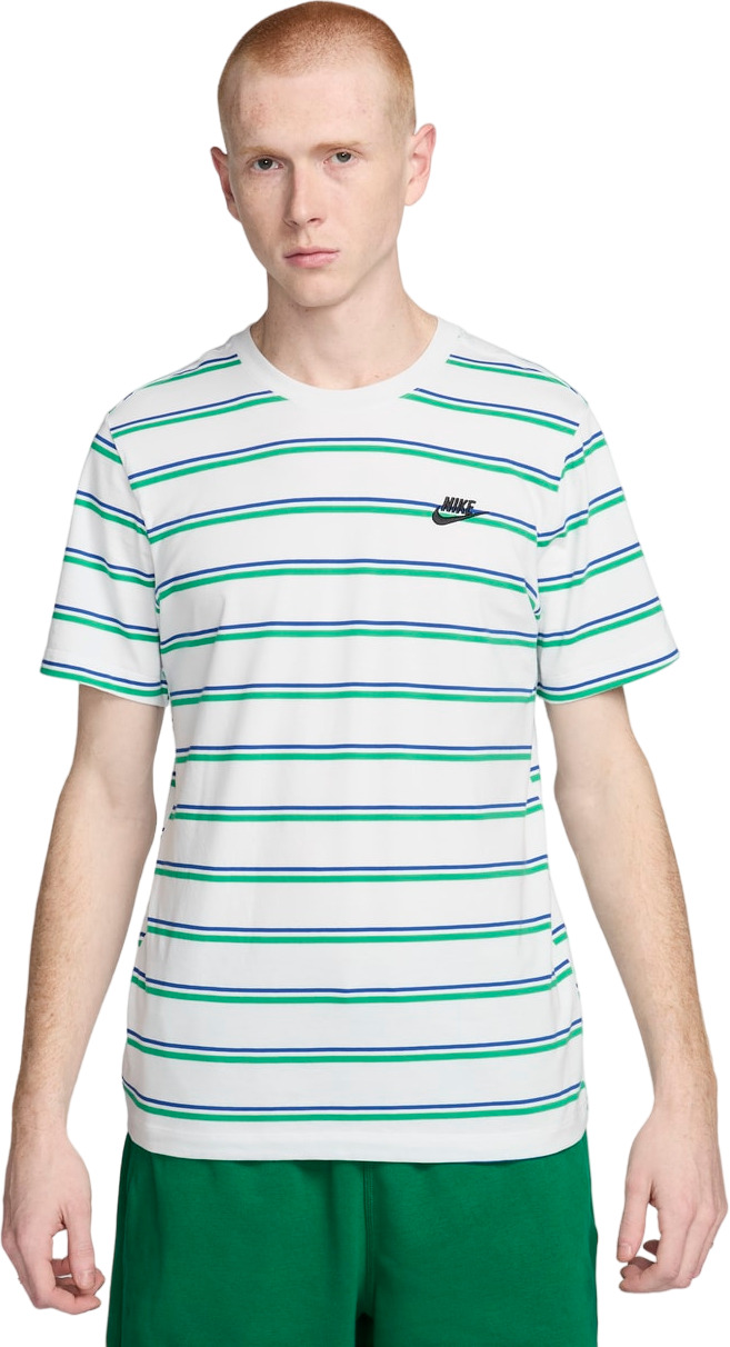

Футболка мужская Nike M NSW TEE CLUB STRIPE белая S, Белый, M NSW TEE CLUB STRIPE