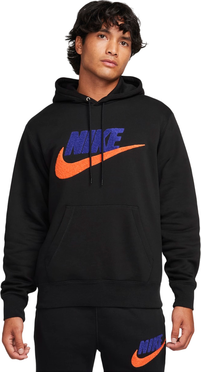 

Худи мужское Nike M NK CLUB BB PO CHNL FTRA черное M, Черный, M NK CLUB BB PO CHNL FTRA