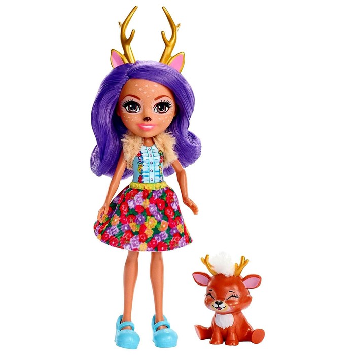 Кукла Mattel Энчантималс с любимой зверюшкой