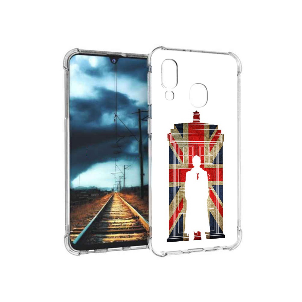 

Чехол MyPads Tocco для Samsung Galaxy A40 шерлок холмс (PT128655.504.699), Прозрачный, Tocco