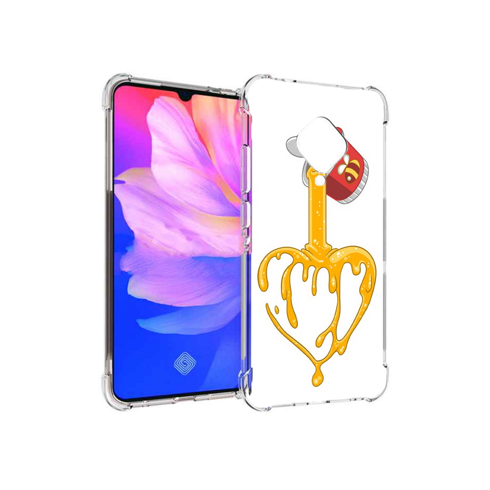 

Чехол MyPads Tocco для Vivo V17 медовое сердце (PT147343.378.471), Прозрачный, Tocco
