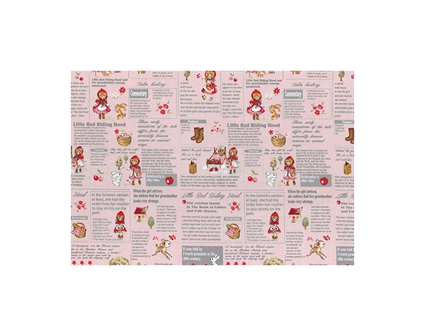 

Ткань Peppy Little heroines panel 40538-20 60x110 см 120+/-3 г/м2, Розовый