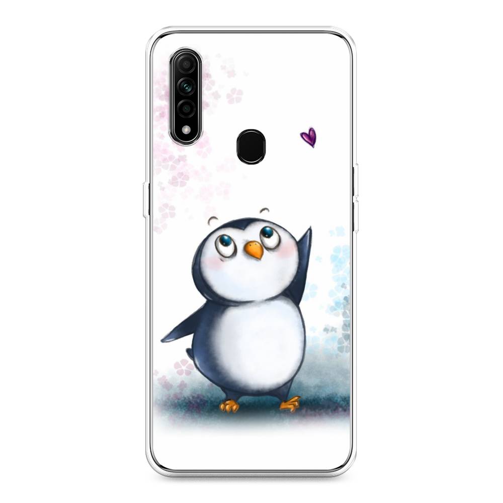 

Чехол Awog на Oppo A31 "Пингвин и сердечко", Разноцветный, 252250-1