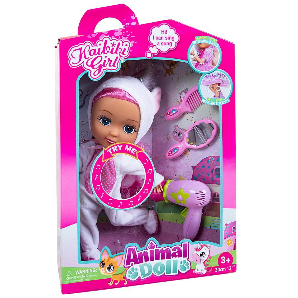 Кукла Abtoys Kaibibi-animal Единорог, 30 см, звук BLD280-2 abtoys кукла kaibibi фееричная принцесса 28 см bld092 3