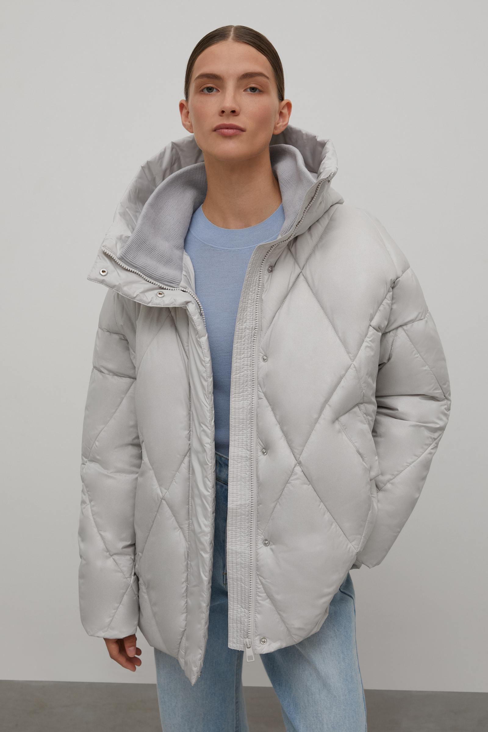 

Куртка женская Finn Flare FAC11022 серая XL/2XL, FAC11022