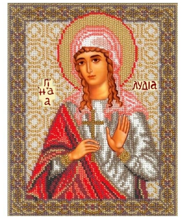 

Вышивка бисером Русская искусница Святая Лидия, 18х22,5 см, Святая Лидия