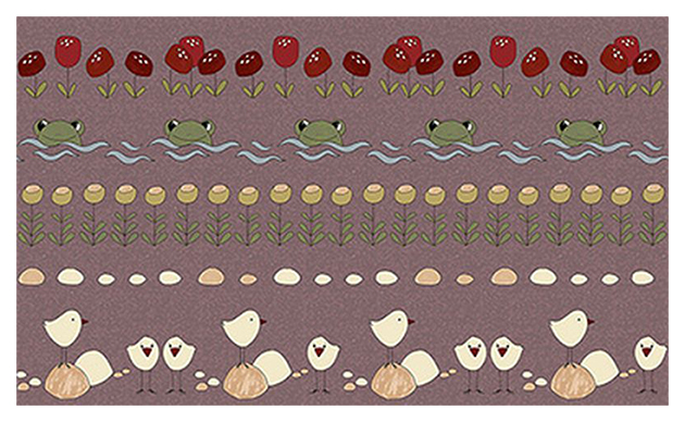 

Ткань Peppy Panel 762 60x110 см 137+/-5 г/м2, Разноцветный
