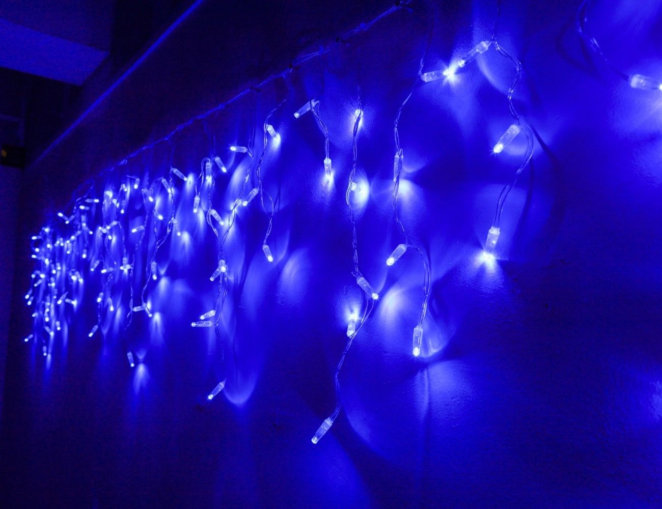 Световая бахрома Rich LED Cap 112 LED mor23n--RL-i3*0.5-CT/B 3x0,5 м синий