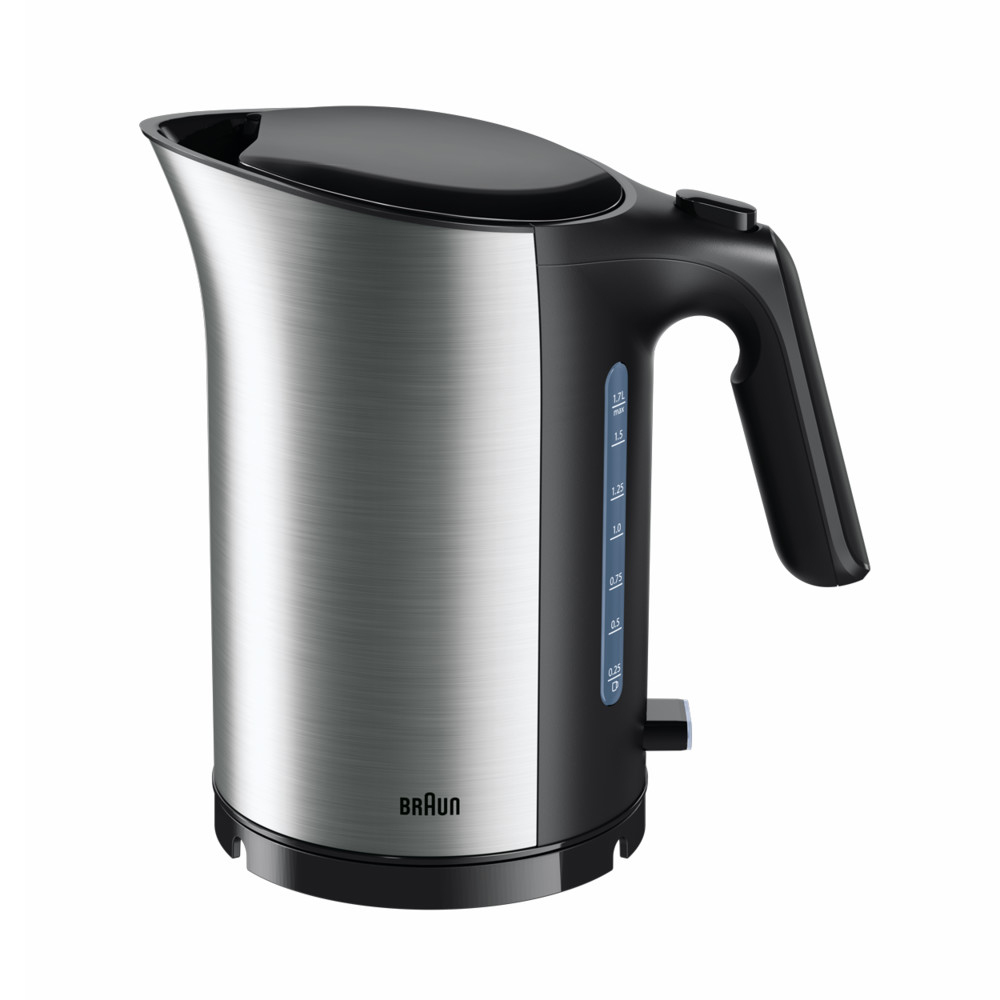 

Чайник электрический Braun WK5100BK 1.7 л серебристый, черный, WK5100BK