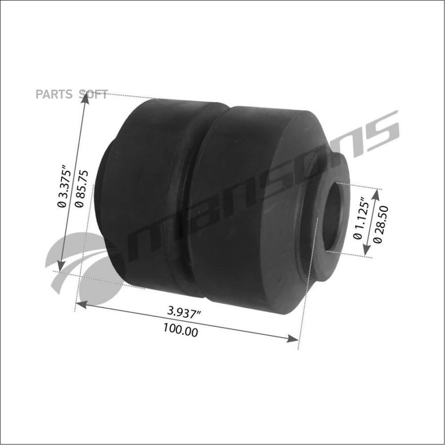 Сайлентблоки Подвески Mansons (Гп/Втулка Балансира) Mansons 460005