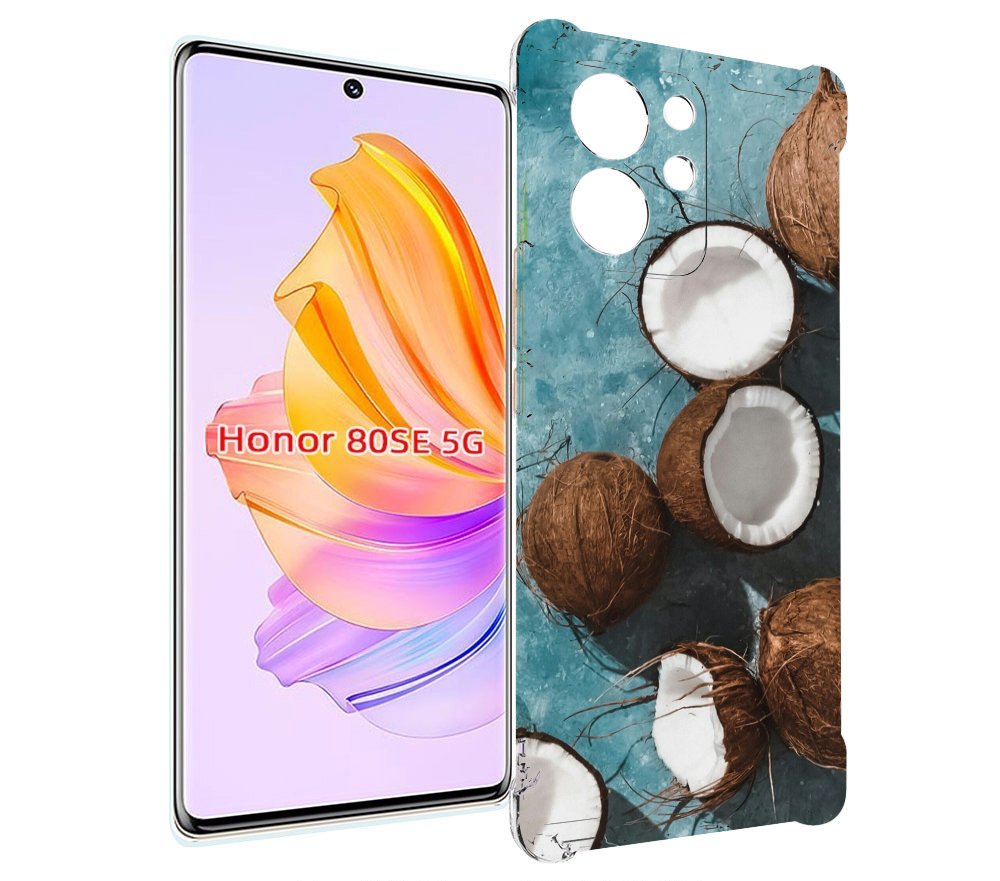 

Чехол MyPads красивые-кокосы для Honor 80 SE, Прозрачный, Tocco