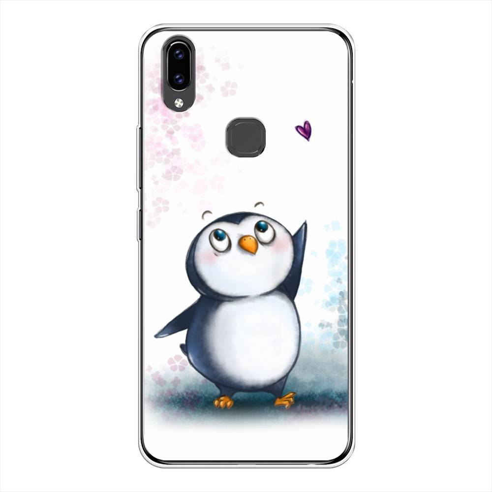

Чехол Awog на Vivo V9 "Пингвин и сердечко", Разноцветный, 260150-1
