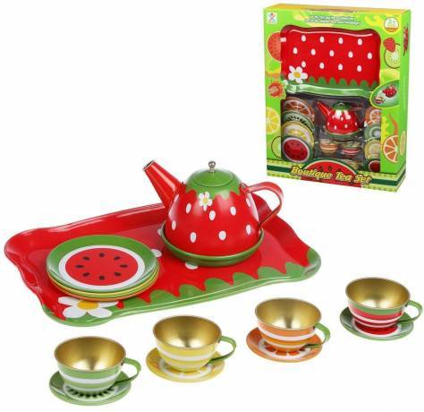 

Игровой набор Наша Игрушка Посуда Клубничка 966-1