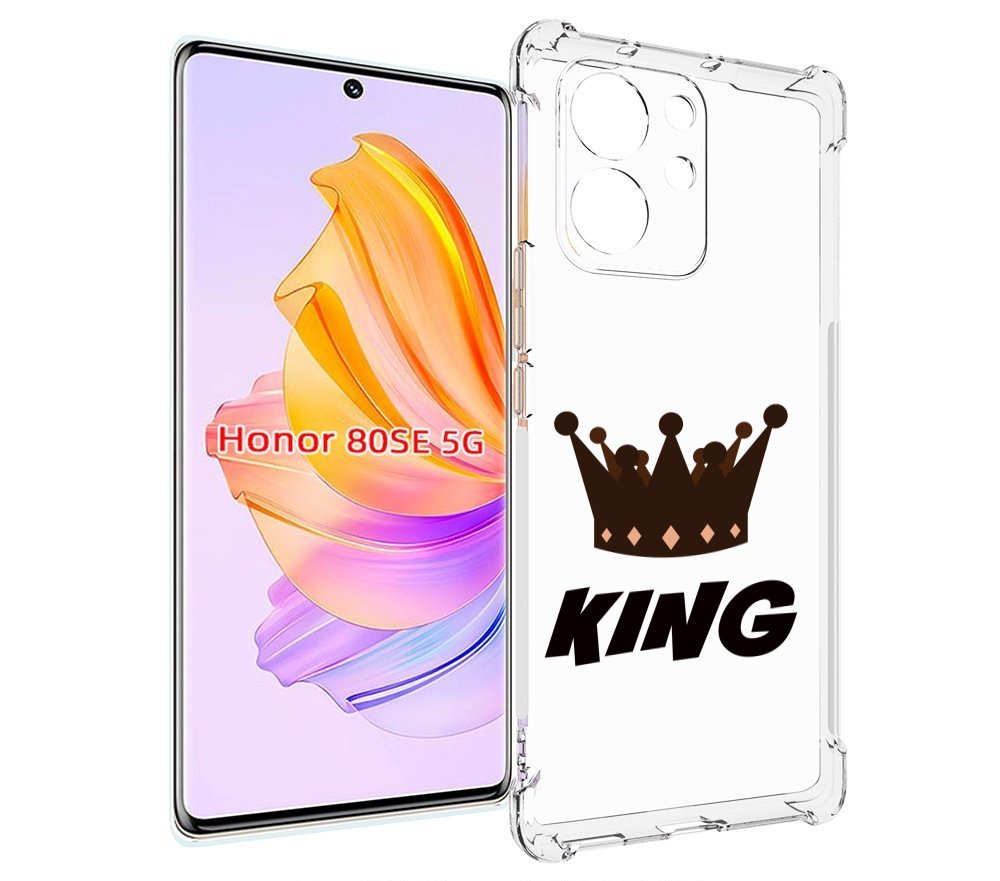 

Чехол MyPads корона-короля-черный для Honor 80 SE, Прозрачный, Tocco