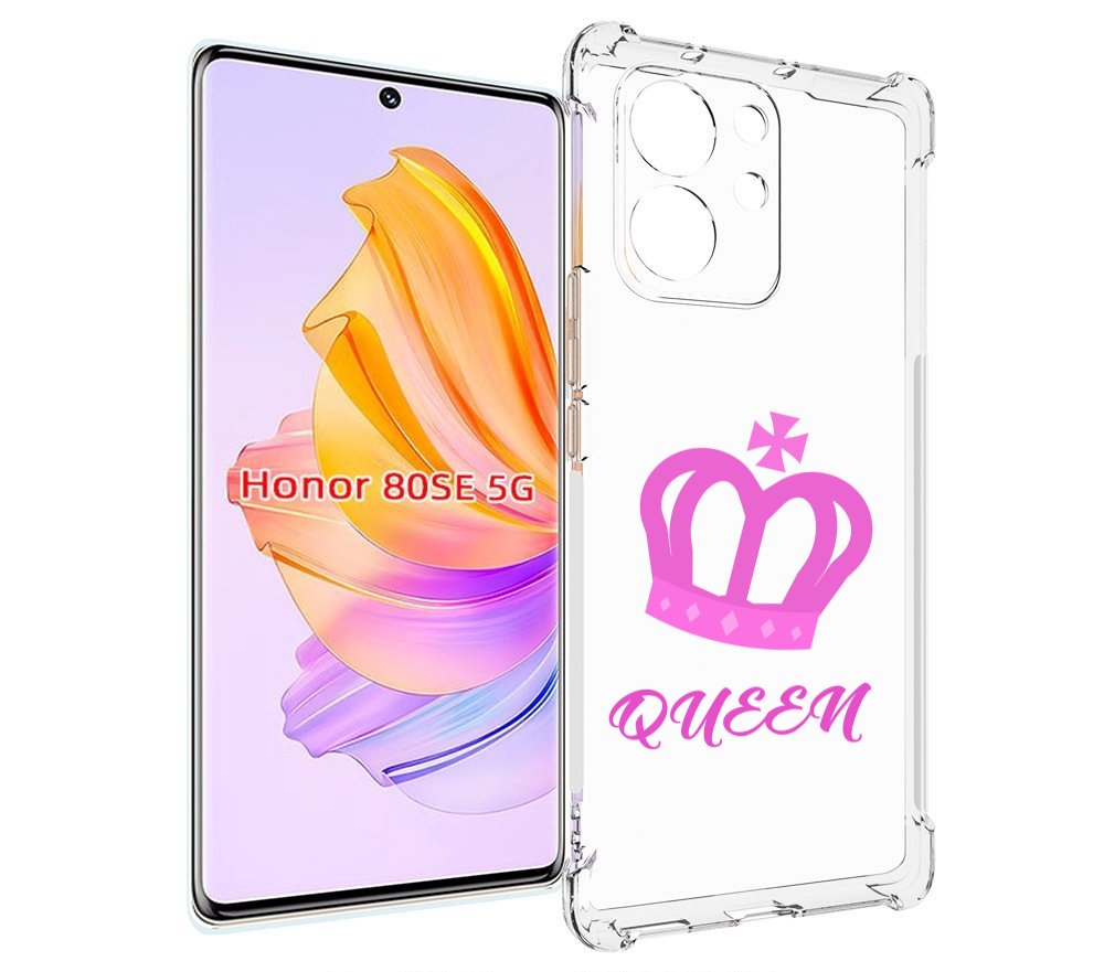 

Чехол MyPads корона-королевы-розовый для Honor 80 SE, Прозрачный, Tocco