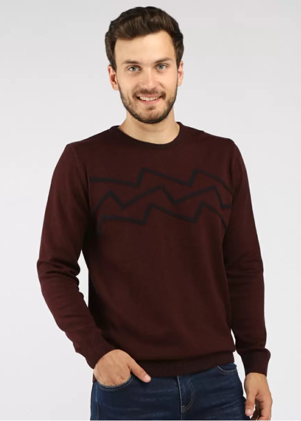 

Джемпер мужской 212TR(BC-0008)-1201 A passion play бордовый XL, 212TR(BC-0008)-1201