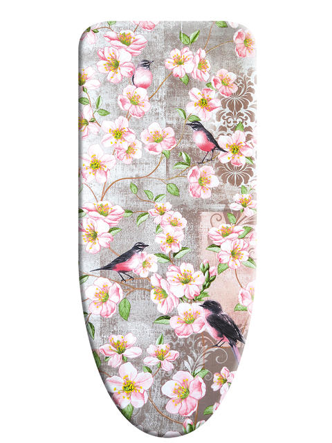 фото Чехол для гладильной доски varmax, 135*55 см (l), birds & flowers