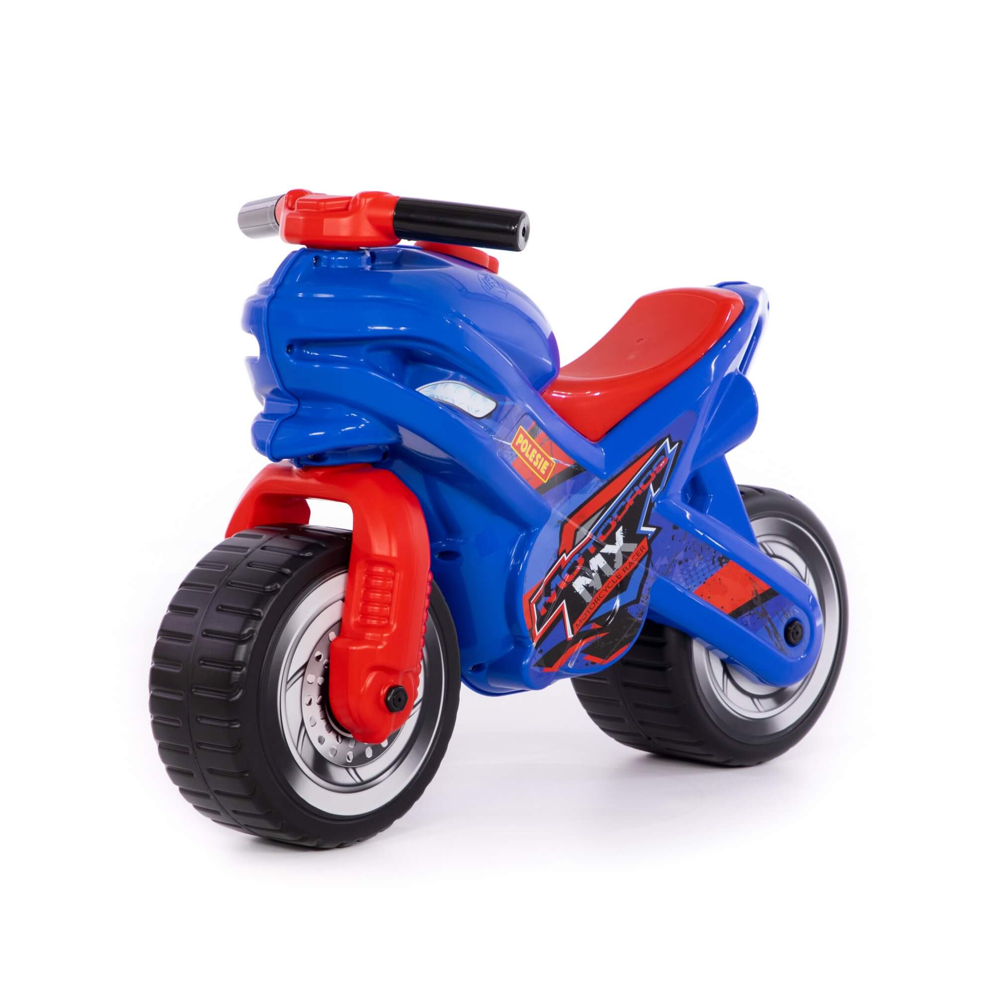 Каталка детская Полесье мотоцикл МХ, синяя