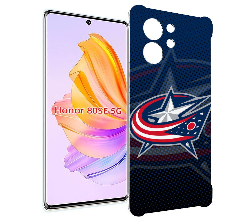 

Чехол MyPads коламбус блю джекетс для Honor 80 SE, Прозрачный, Tocco
