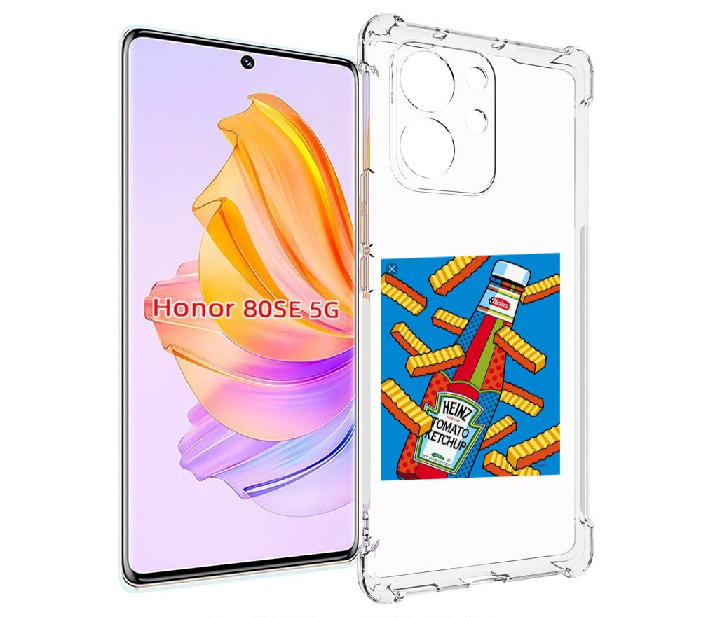 

Чехол MyPads картошка с соусом для Honor 80 SE, Прозрачный, Tocco
