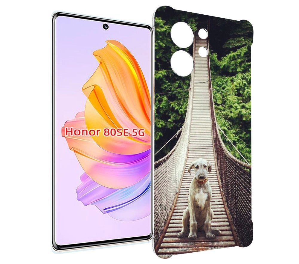 

Чехол MyPads ирландскии волкодав для Honor 80 SE, Прозрачный, Tocco