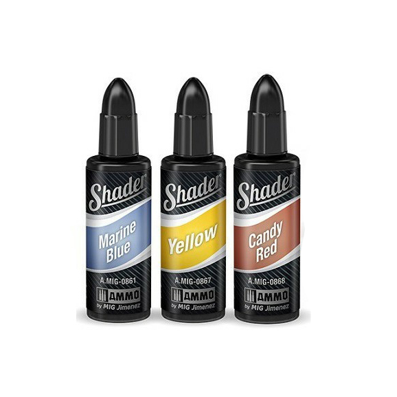 

Набор красок Ammo Mig SHADER Базовые цвета AMIG7329